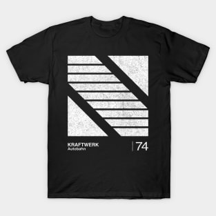 Autobahn / Minimalst Graphic Artwork Design T-Shirt